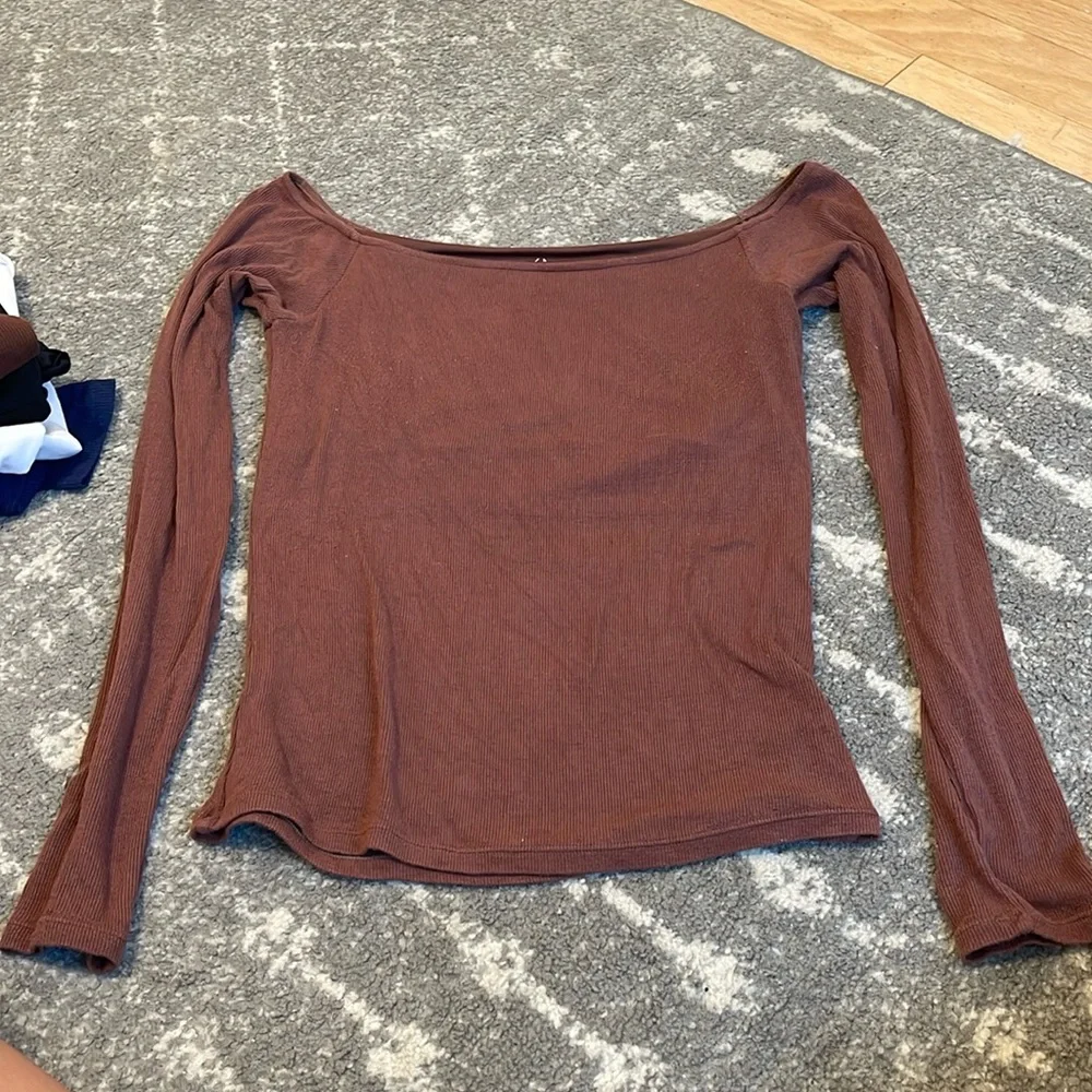 Klassy Network Off Shoulder Ribbed Brami - Picture 3 of 6